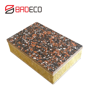 Malaysia Supplier Decoration Calcium Silicate Wall Panel Rock Wool Core